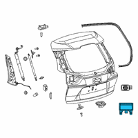 OEM 2021 Jeep Cherokee Switch-Outside Door Handle Diagram - 68160775AB