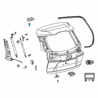 OEM 2019 Jeep Cherokee Screw-HEXAGON Head Diagram - 6512475AA