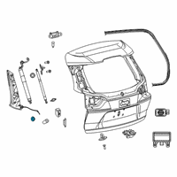 OEM 2022 Jeep Grand Wagoneer Push Pin Diagram - 6512248AA