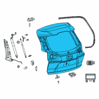 OEM Jeep LIFTGATE Diagram - 6RW71DX9AI