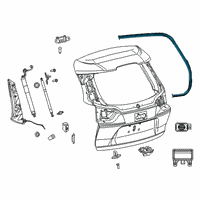 OEM Jeep Cherokee LIFTGATE Diagram - 5056310AC