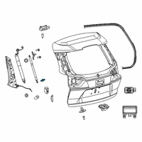 OEM 2019 Jeep Cherokee Ball Stud Diagram - 6512505AA