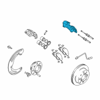 OEM Dodge Ram 2500 Adaptor-Disc Brake CALIPER Diagram - 68049152AB