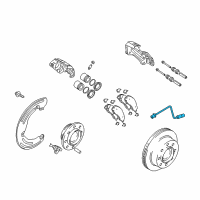 OEM 2009 Dodge Ram 2500 Hose-Brake Diagram - 52010310AD