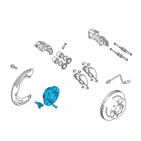 OEM Dodge Ram 2500 Hub-Brake Diagram - 52122186AC