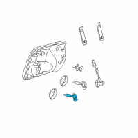 OEM 2005 Lincoln Navigator Lower Beam Bulb Diagram - E9SZ-13N021-A