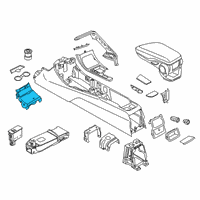 OEM BMW X2 Drink Holder Diagram - 51-16-9-299-529