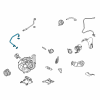 OEM Ford F-250 Super Duty Oil Tube Diagram - FC3Z-6B689-B