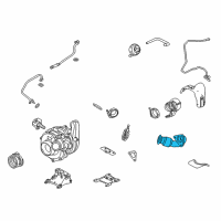 OEM Ford Exhaust Pipe Diagram - HC3Z-9G437-A