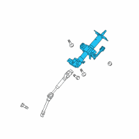 OEM 2008 Kia Rondo Column Assembly-Steering Diagram - 563101D300