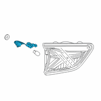 OEM 2020 Chevrolet Blazer Socket & Wire Diagram - 84308390