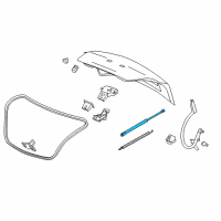 OEM 2015 Buick LaCrosse Support Strut Diagram - 9056900