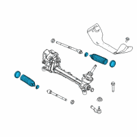 OEM 2013 Ford Focus Boot Kit Diagram - AV6Z-3332-A