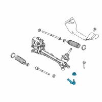 OEM 2017 Ford Focus Outer Tie Rod Diagram - BV6Z-3A130-L