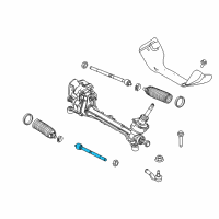 OEM 2018 Ford Focus Inner Tie Rod Diagram - G1FZ-3280-A