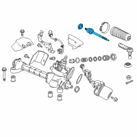 OEM Honda CR-Z End Set, Rack Diagram - 53010-SZT-H01