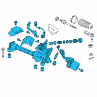 OEM Honda CR-Z Box, Steering Gear Diagram - 53601-SZT-A01