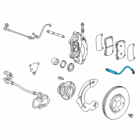 OEM Chevrolet Brake Hose Diagram - 84251379