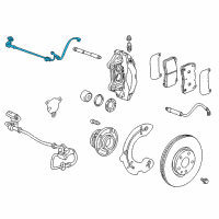 OEM 2017 Chevrolet Corvette Wear Indicator Diagram - 84649599