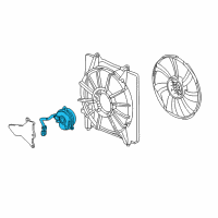 OEM 2017 Acura TLX Motor, Cooling Fan Diagram - 38616-5J2-A01