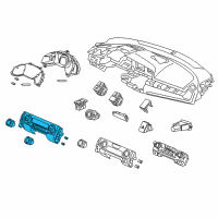 OEM 2019 Honda Civic Control Assembly (Grand Bonheur Silver) Diagram - 79600-TBA-A12ZA