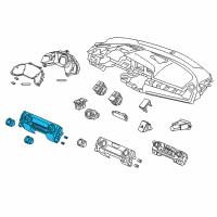 OEM Honda Civic Control Assembly (Grand Bonheur Silver) Diagram - 79600-TBA-A12ZA