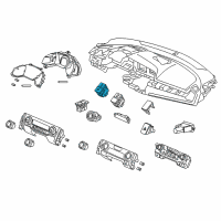 OEM 2019 Honda Civic Switch Assy., Cmbs & Ldw Diagram - 35310-TGG-A01