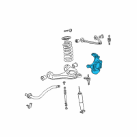 OEM 2004 GMC Yukon XL 2500 Knuckle Diagram - 18060909