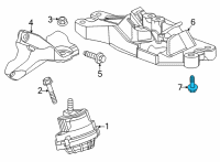 OEM Pontiac G8 Bracket Bolt Diagram - 11588741