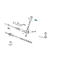 OEM 2001 Hyundai XG300 Tube Assembly-Feed Diagram - 57717-38000