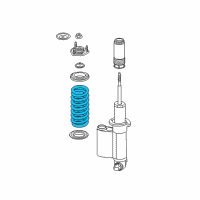 OEM 2020 GMC Canyon Coil Spring Diagram - 84214779