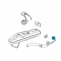 OEM 2000 Ford E-350 Super Duty Fuel Cap Diagram - F75Z-9030-CB