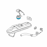 OEM Mercury Sable Sending Unit Seal Diagram - E6DZ-9417-A