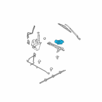 OEM 2011 Ford Escape Front Motor Diagram - 8L8Z-17508-C