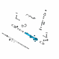 OEM 2000 Toyota Tundra Housing Assy, Power Steering Rack Diagram - 44240-0C010