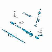 OEM 2006 Toyota Tundra Gear Assembly Diagram - 44250-0C041