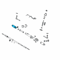 OEM 2001 Toyota Tundra Boot Diagram - 45535-0C010