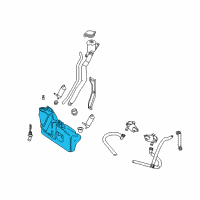 OEM 2008 BMW 760Li Washer Fluid Reservoir Diagram - 61-66-7-001-942