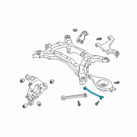 OEM Nissan 350Z Link Complete-Rear Suspension Lower, Front Diagram - 551A0-AL500