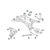 OEM Infiniti QX80 Stopper-Differential Mounting, Lower Diagram - 55475-AG000