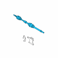 OEM 2007 Nissan Sentra Shaft Front Drive Diagram - 39101-ET80B