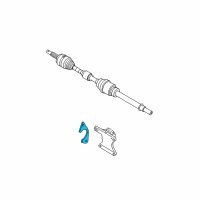 OEM 2011 Nissan Cube Retainer-Bearing, Front Drive Shaft Diagram - 39776-EN000