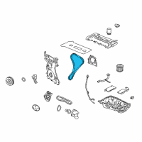 OEM Mercury Timing Chain Diagram - 3L8Z-6268-AA