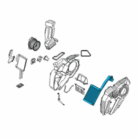 OEM 2021 Hyundai Palisade Insulation-EVAP, Lower Diagram - 97618-S8000