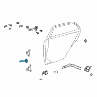 OEM Toyota Matrix Door Check Diagram - 68630-02160