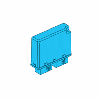 OEM 2020 Toyota GR Supra Control Module Diagram - 89340-WAA07