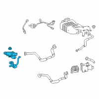 OEM 2019 Lexus LC500h Valve Assembly, Fuel Tank Diagram - 77070-11010