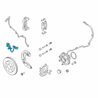 OEM Ford F-150 Brake Hose Diagram - CL3Z-2078-C