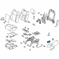 OEM 2014 Toyota Tundra Seat Switch Diagram - 84070-0C020