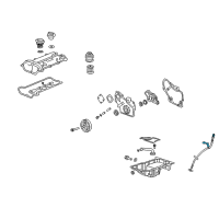 OEM 2014 Chevrolet Malibu Dipstick Diagram - 12657799